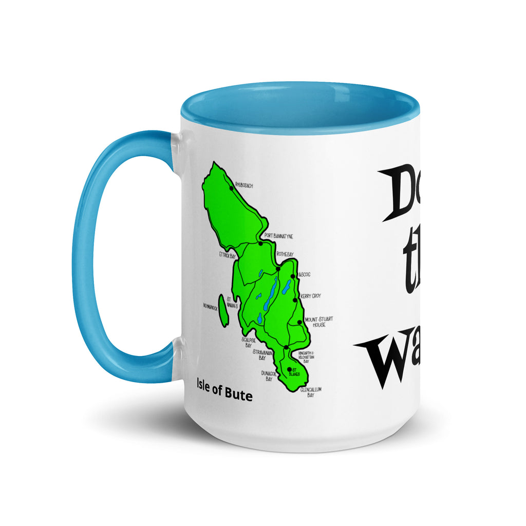 Doon the Watter, Isle of Bute Mug with different color inside