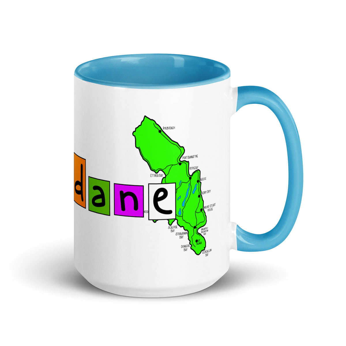 100% Brandane Mug with different colors Inside