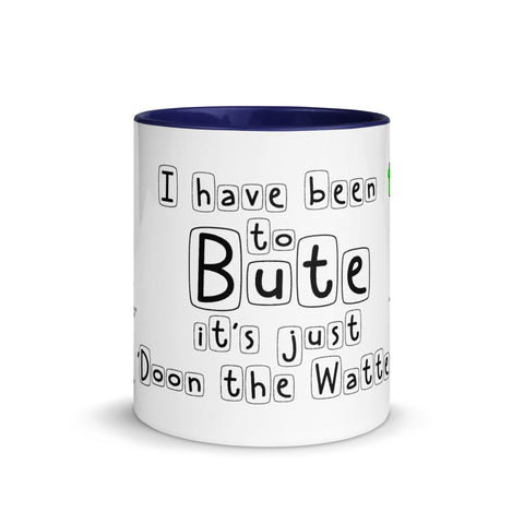 Doon the Watter Mug with Color Inside Free p&p Worldwide