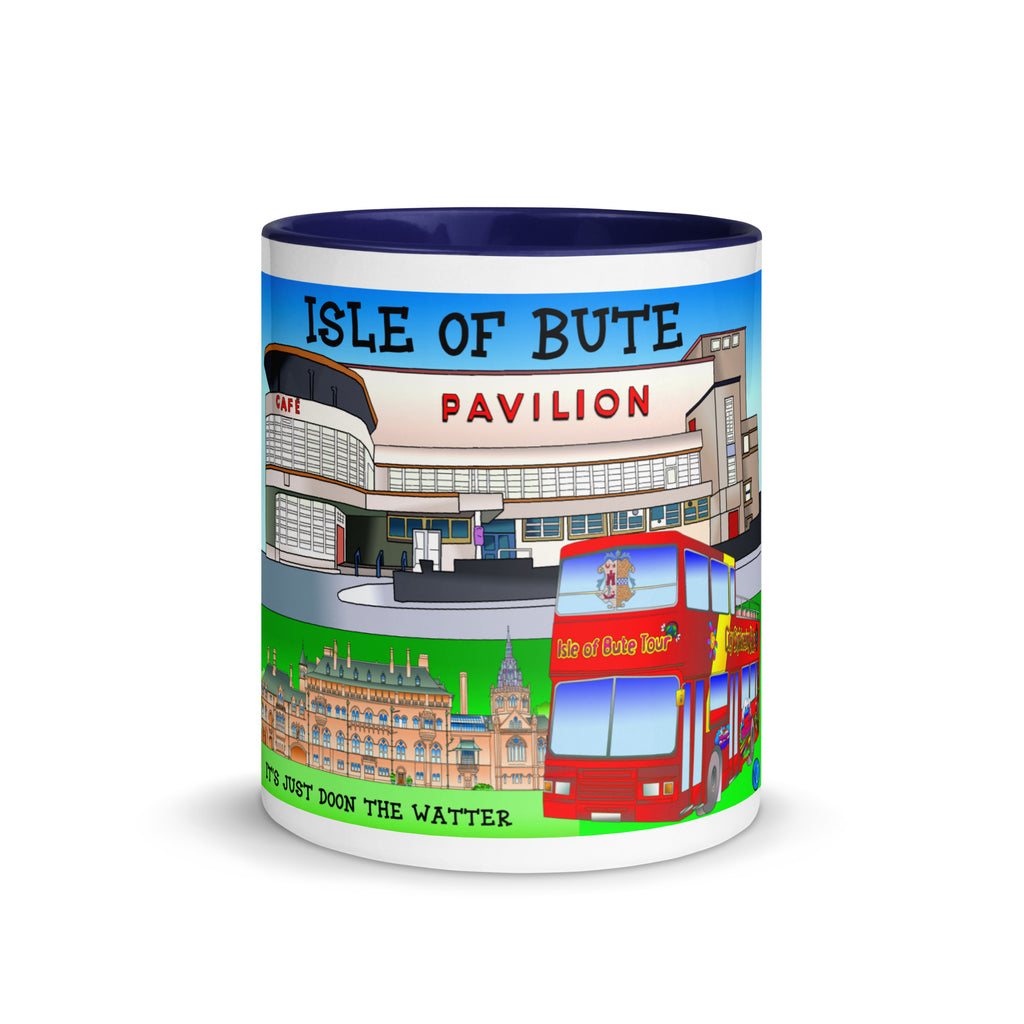 Rothesay Pavilion and Mount Stuart mug with different colors Inside