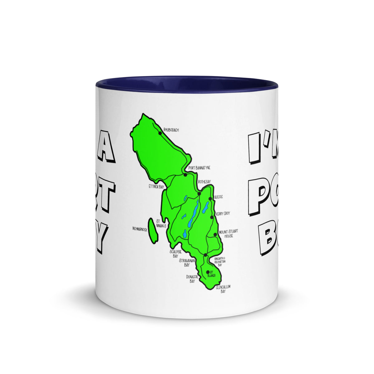 I'm a Port Boy mug with different colors Inside