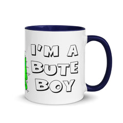I'm a Bute Boy mug with different colors Inside