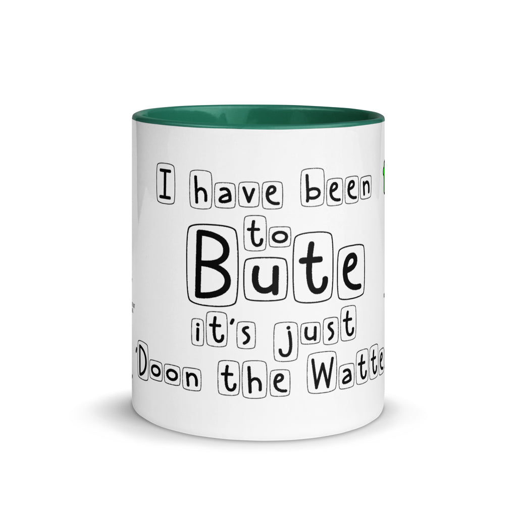 Doon the Watter Mug with Color Inside Free p&p Worldwide