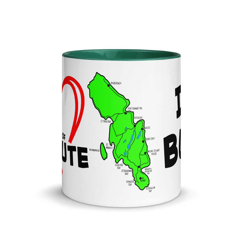 I love Bute Mug with Color Inside FREE p&p Worldwide