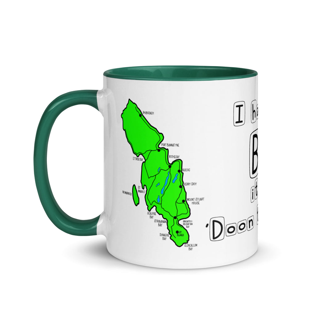 Doon the Watter Mug with Color Inside Free p&p Worldwide