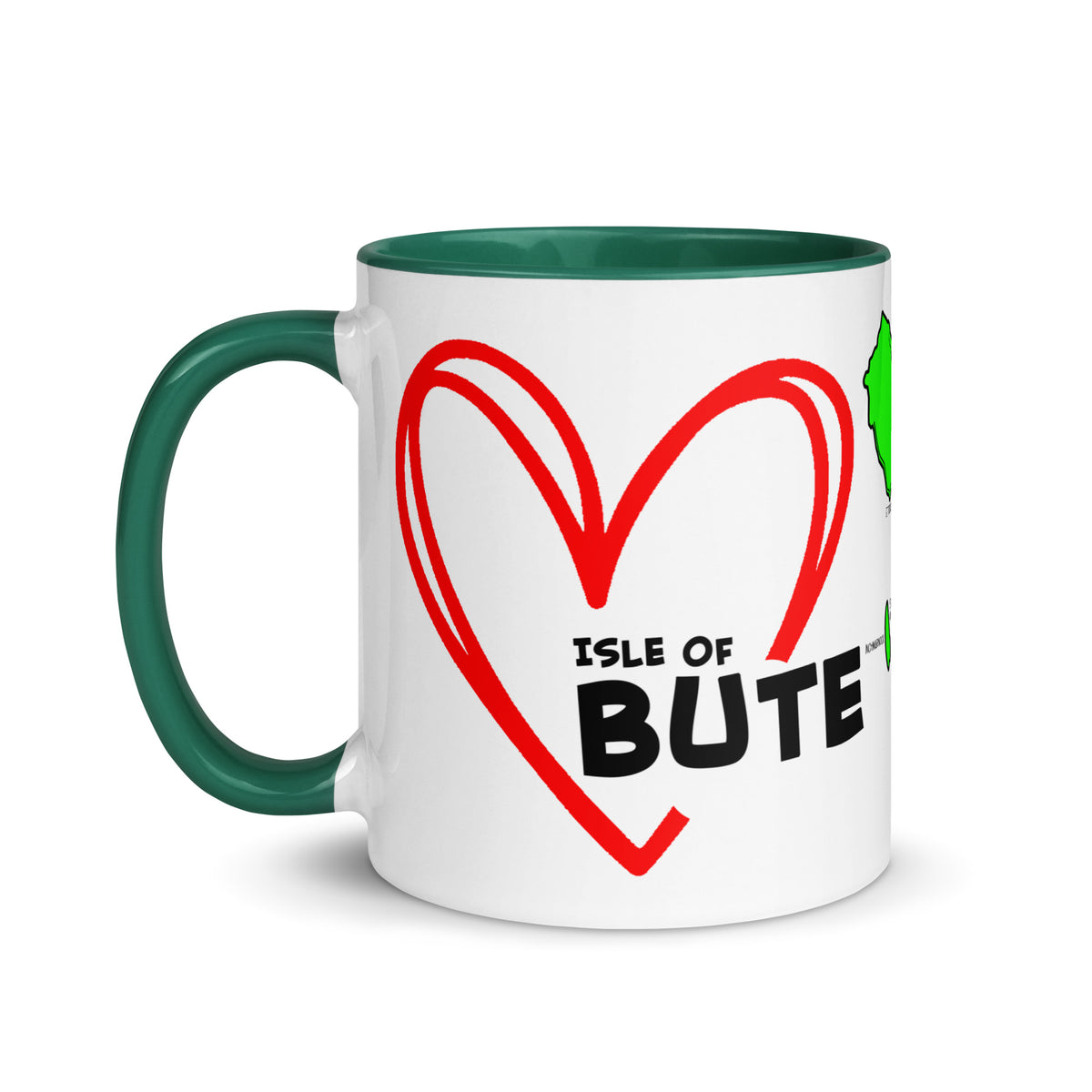I love Bute Mug with Color Inside FREE p&p Worldwide