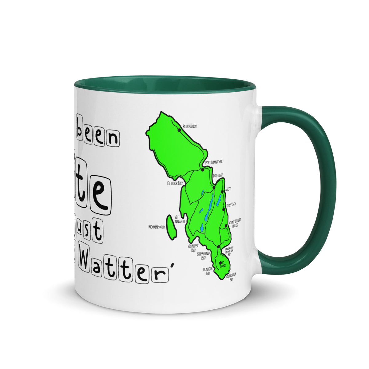 Doon the Watter Mug with Color Inside Free p&p Worldwide