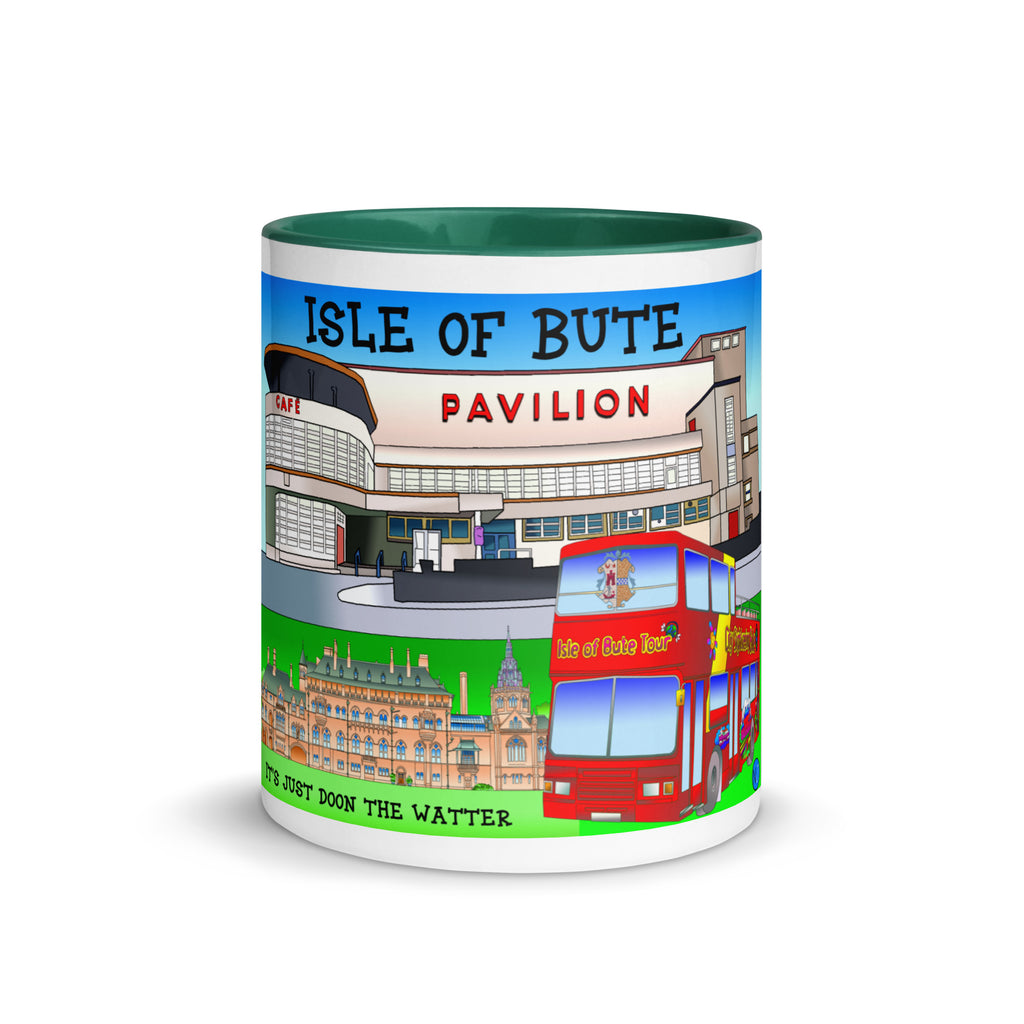 Rothesay Pavilion and Mount Stuart mug with different colors Inside