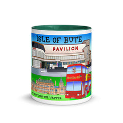 Rothesay Pavilion and Mount Stuart mug with different colors Inside