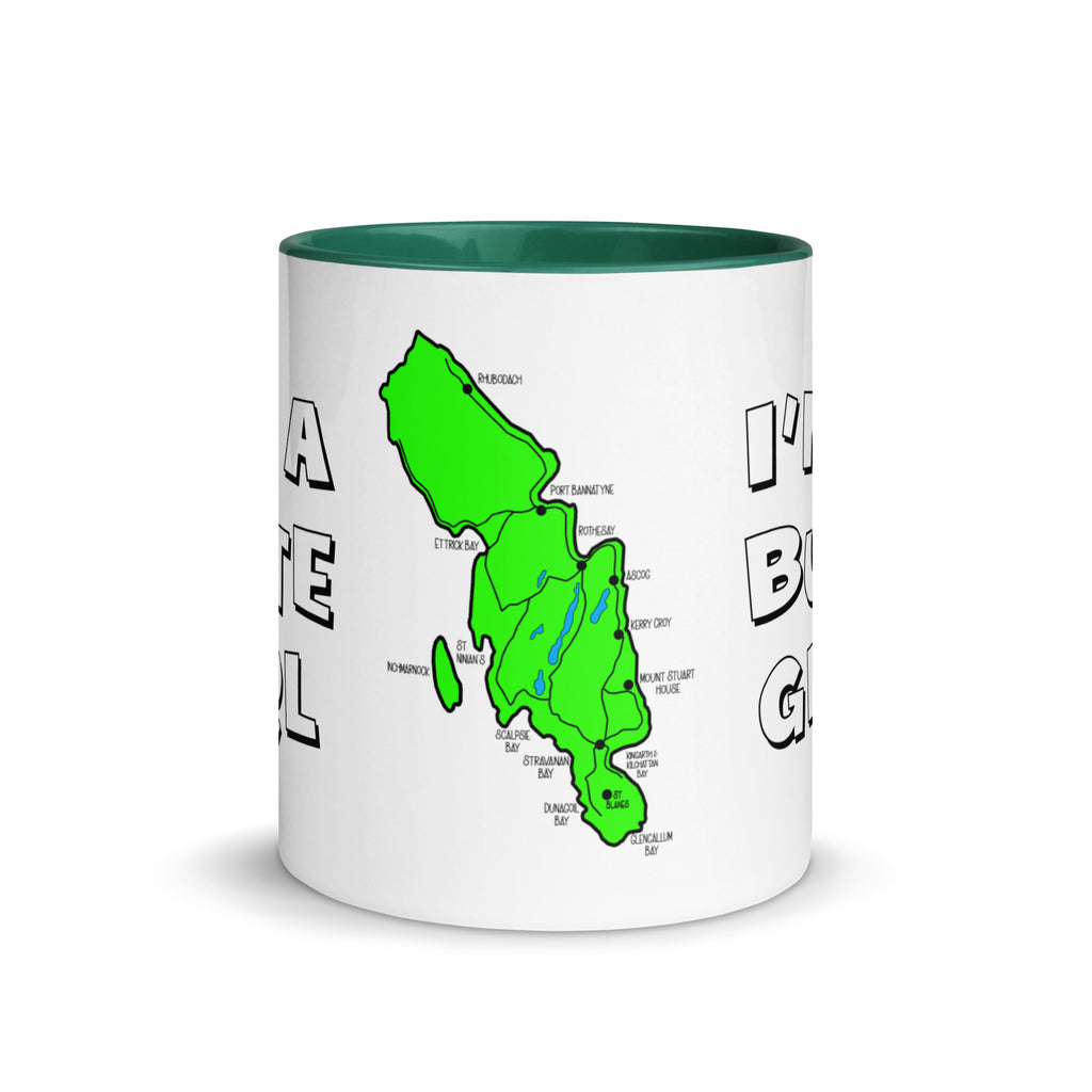 I'm a Bute Girl mug with different colors Inside
