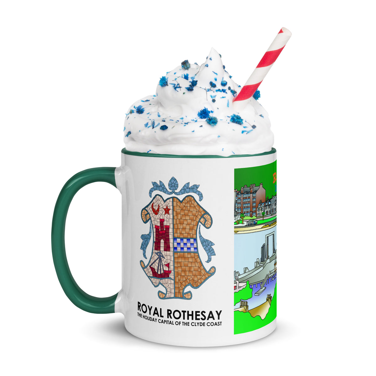 Rothesay, Isle of Bute Mug with different colors Inside