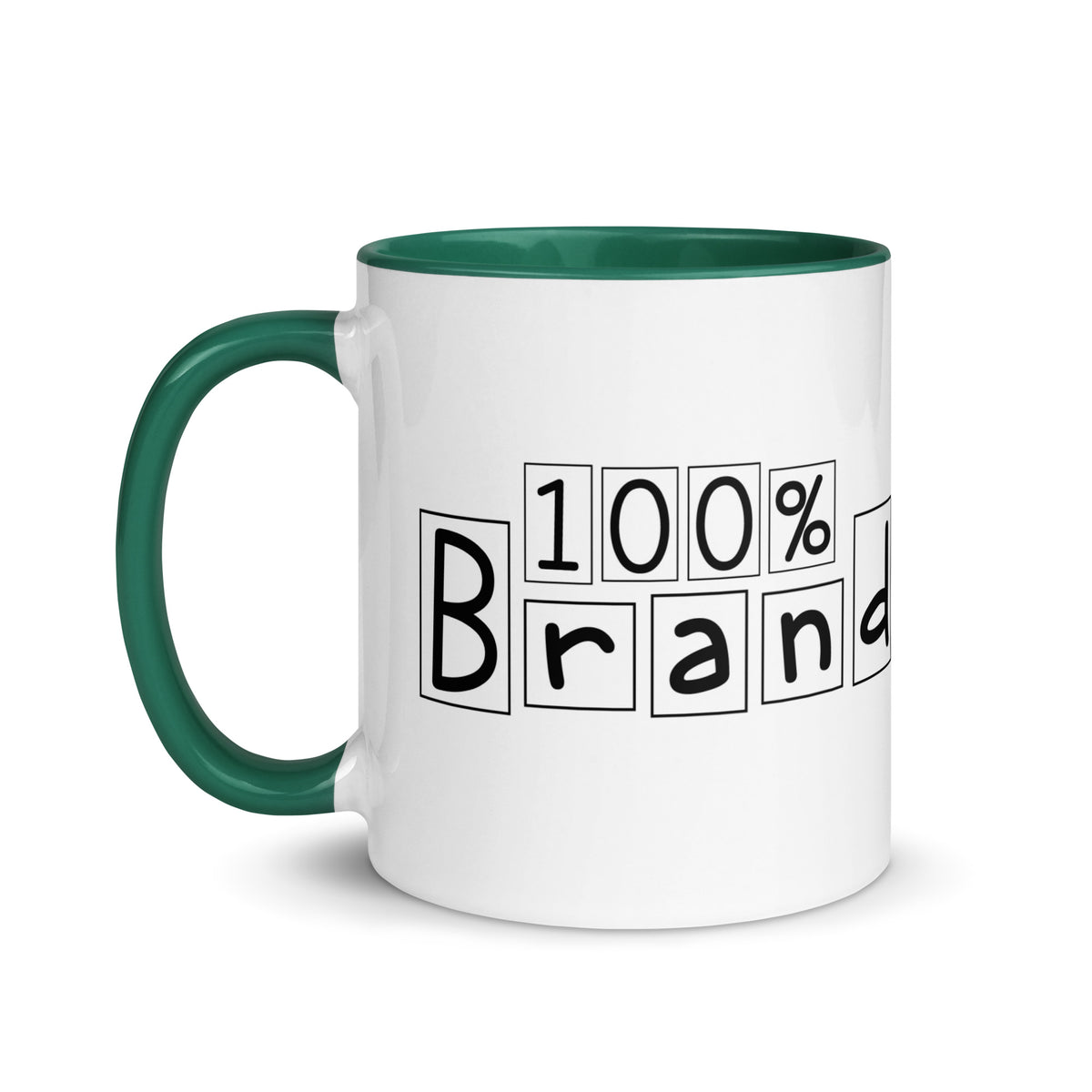 100% Brandane Mug with different colors Inside