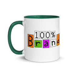 100% Brandane Mug with different colors Inside