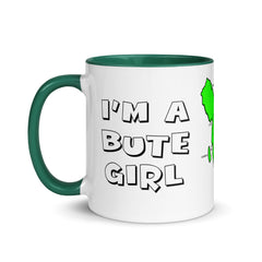 I'm a Bute Girl mug with different colors Inside