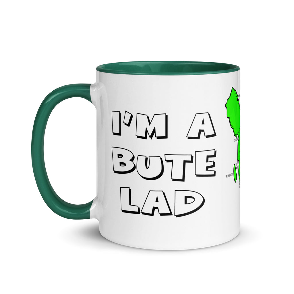 I'm a Bute Lad mug with different colors Inside