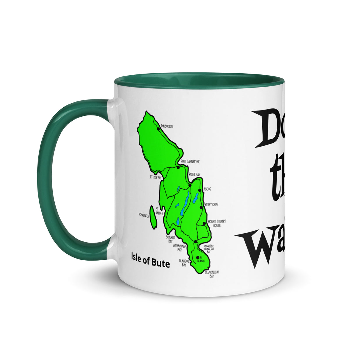Doon the Watter, Isle of Bute Mug with different color inside