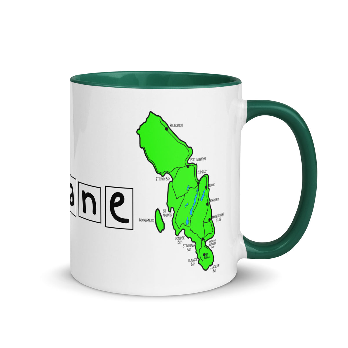 100% Brandane Mug with different colors Inside