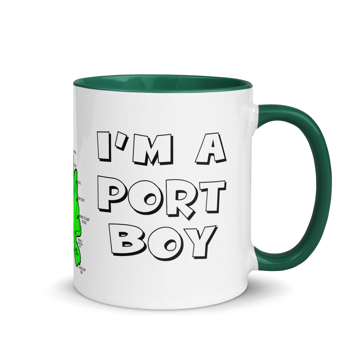 I'm a Port Boy mug with different colors Inside