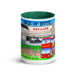 Rothesay Pavilion and Mount Stuart mug with different colors Inside