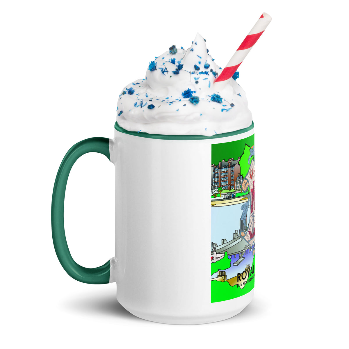 Rothesay, Isle of Bute Mug with different colors Inside