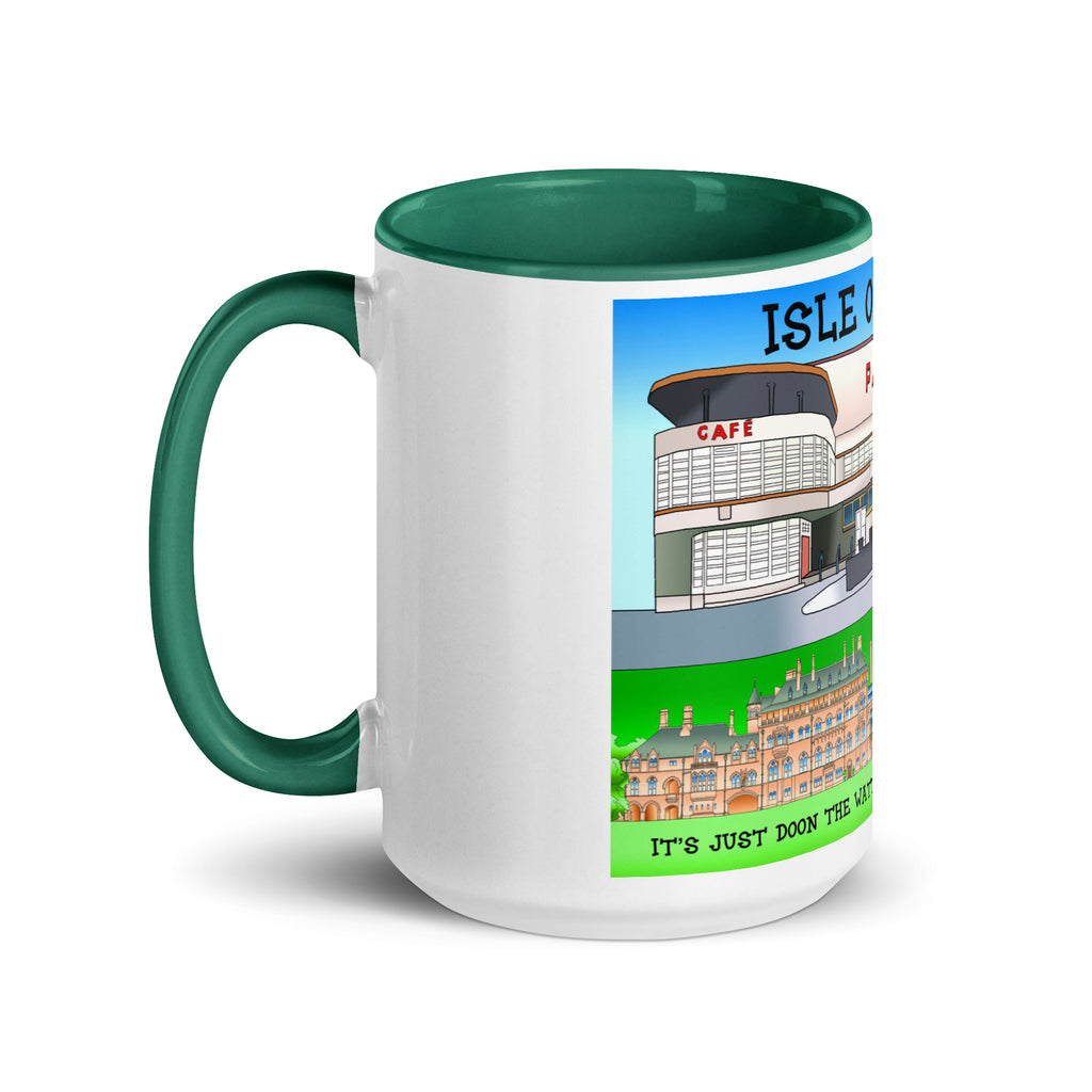 Rothesay Pavilion and Mount Stuart mug with different colors Inside