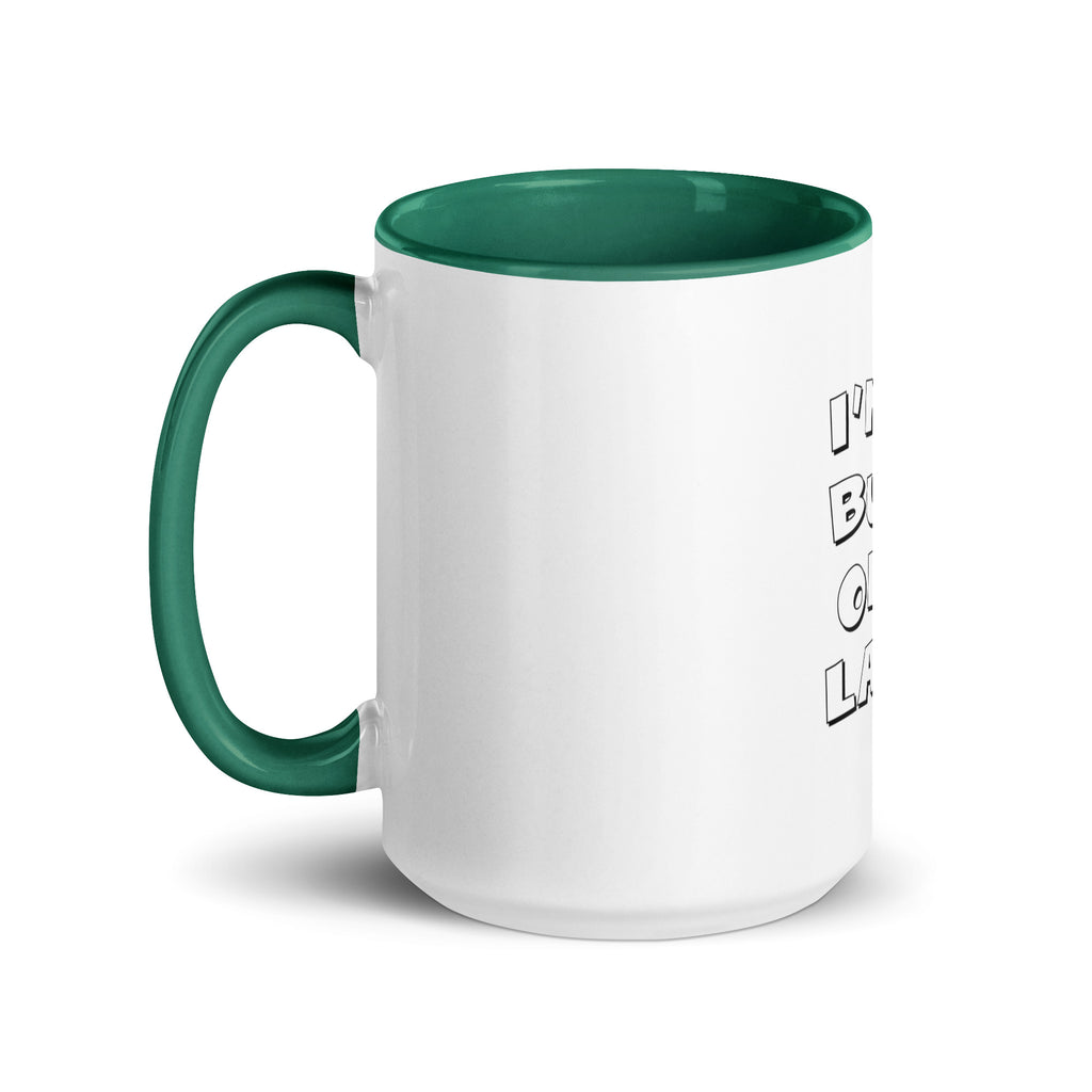 I'm a Bute of a Lady mug with different colors Inside