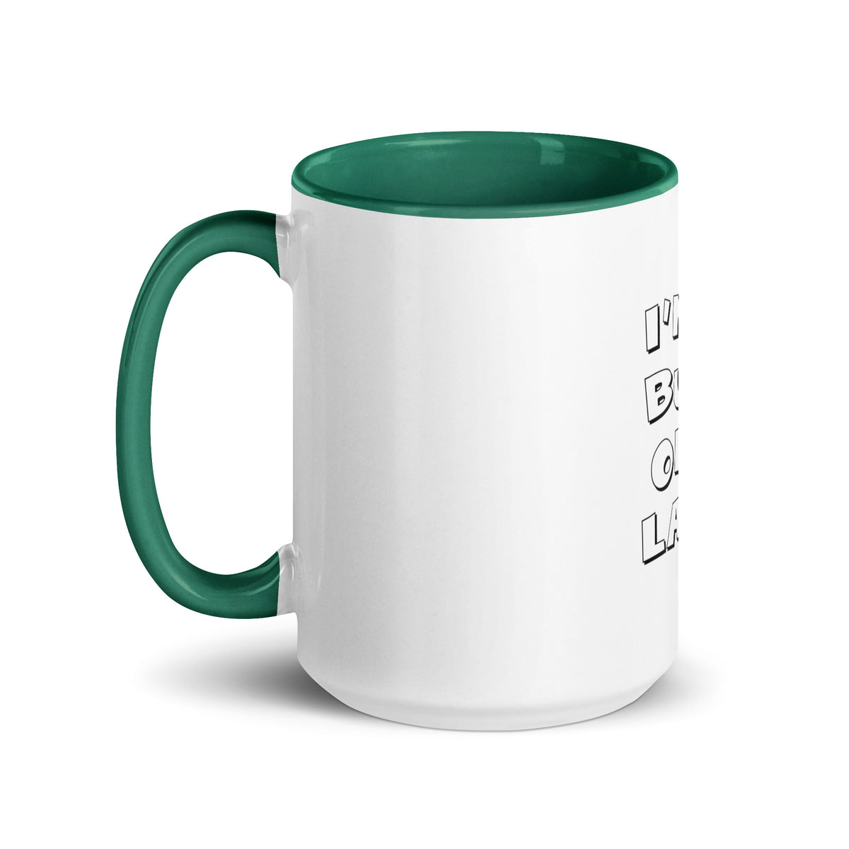 I'm a Bute of a Lady mug with different colors Inside