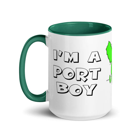 I'm a Port Boy mug with different colors Inside