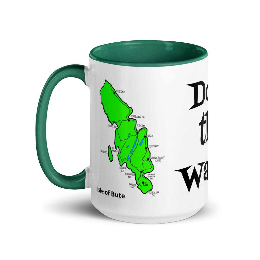 Doon the Watter, Isle of Bute Mug with different color inside