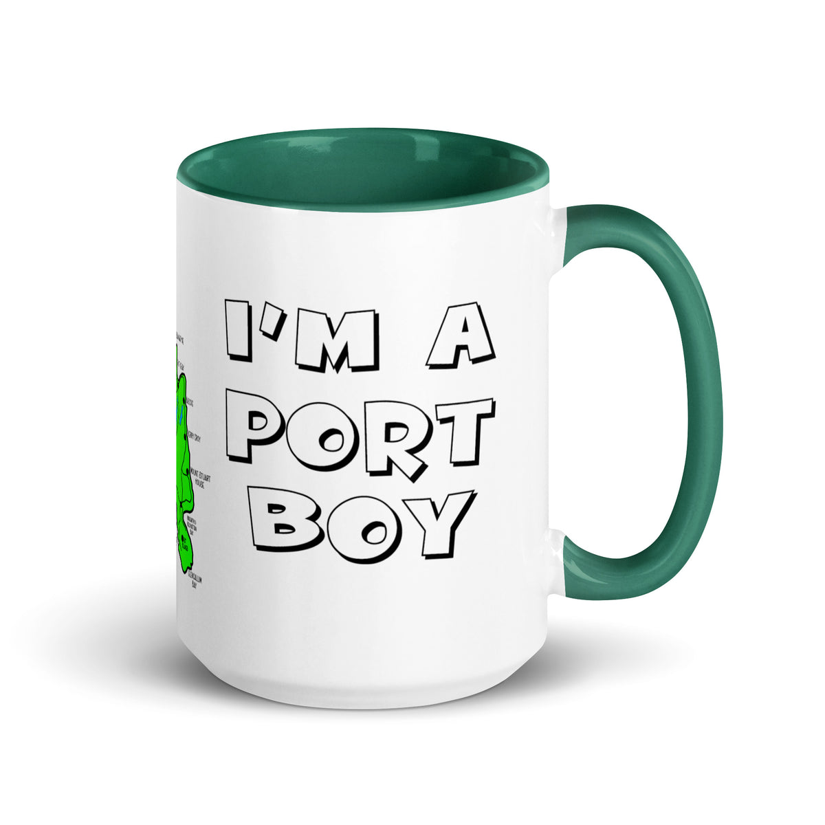 I'm a Port Boy mug with different colors Inside