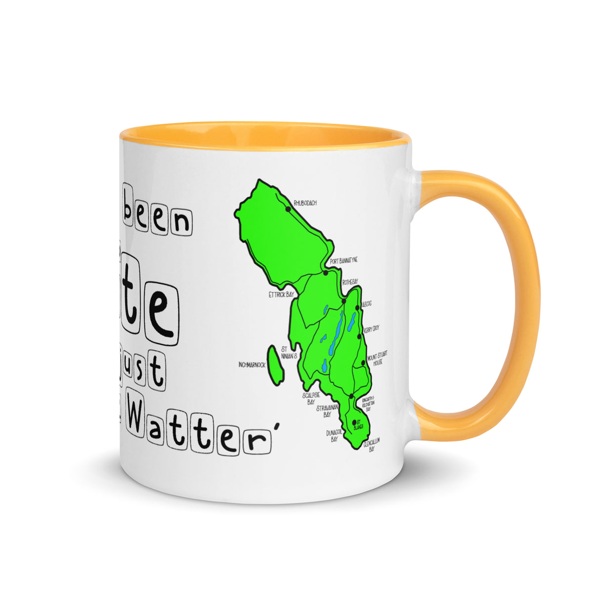 Doon the Watter Mug with Color Inside Free p&p Worldwide
