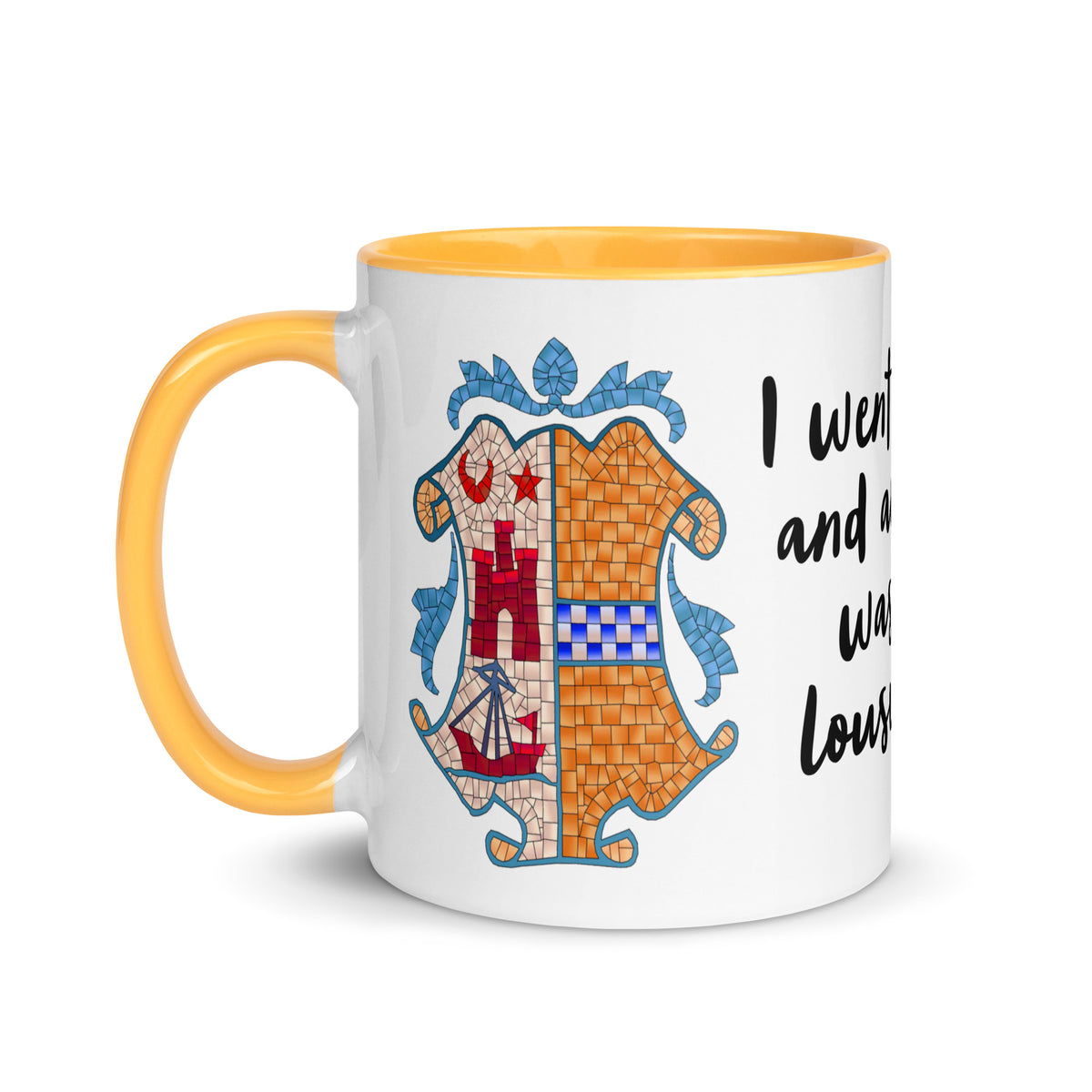 I went to Rothesay and all I got was a lousy mug with different colors Inside