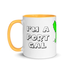 I'm a Port Gal mug with different colors Inside