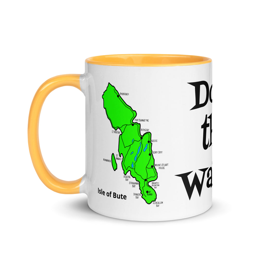 Doon the Watter, Isle of Bute Mug with different color inside