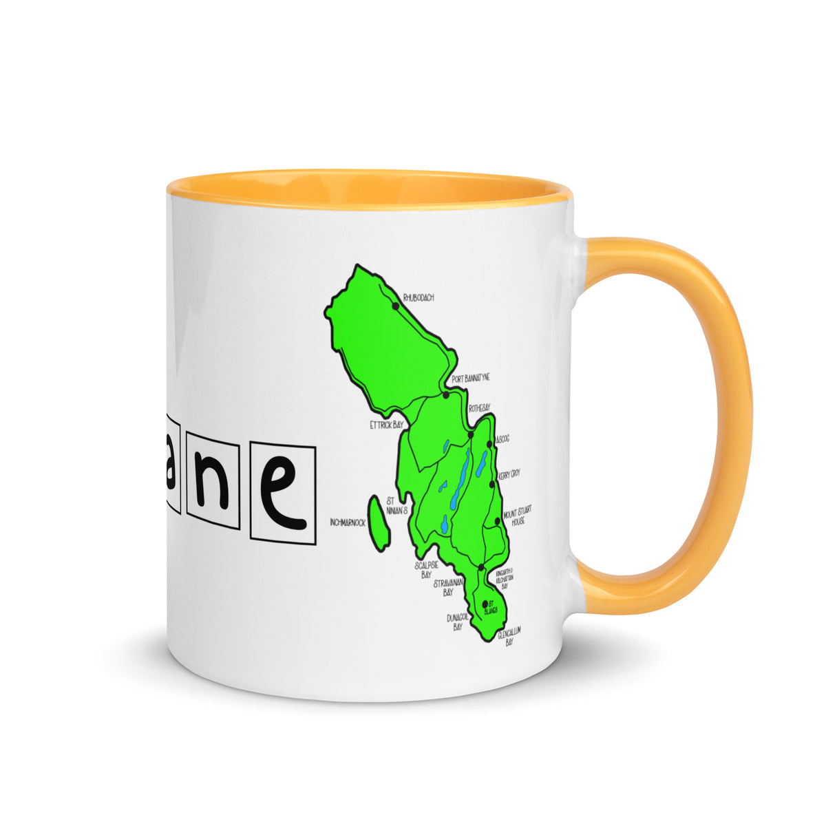 100% Brandane Mug with different colors Inside