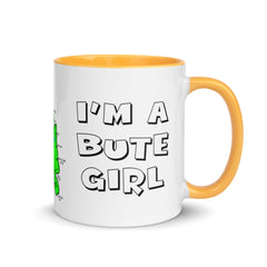 I'm a Bute Girl mug with different colors Inside