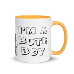 I'm a Bute Boy mug with different colors Inside