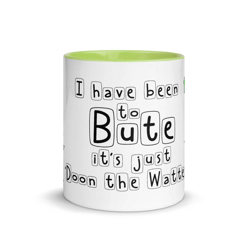 Doon the Watter Mug with Color Inside Free p&p Worldwide