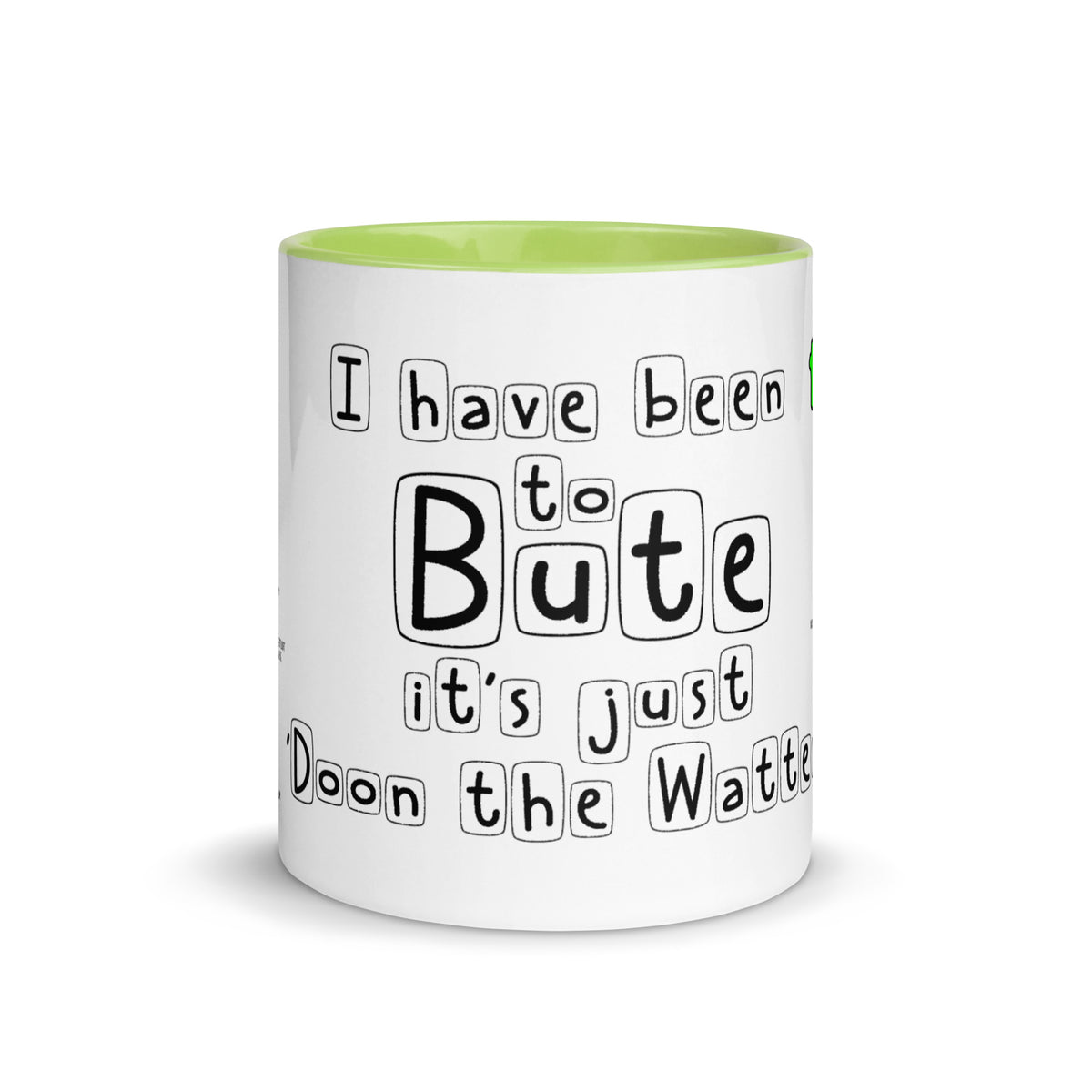 Doon the Watter Mug with Color Inside Free p&p Worldwide