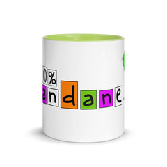 100% Brandane Mug with different colors Inside