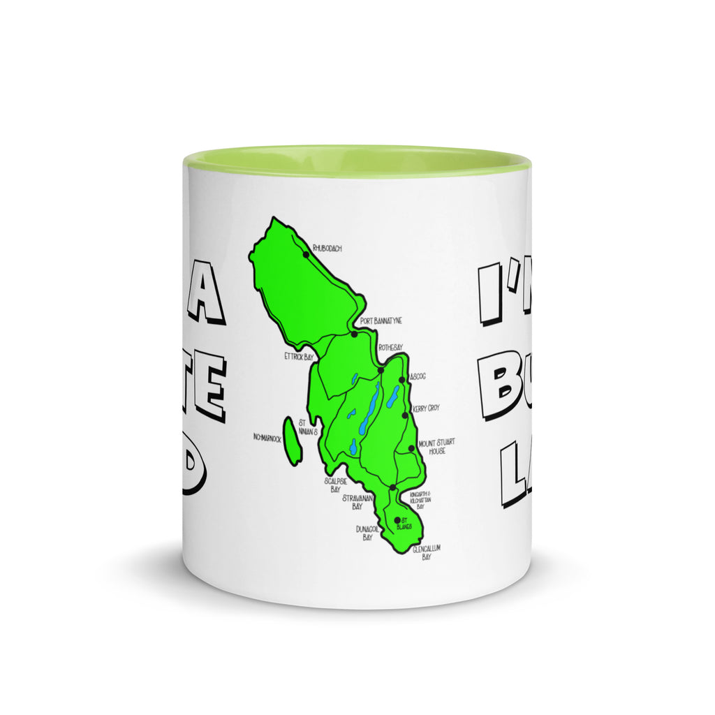 I'm a Bute Lad mug with different colors Inside