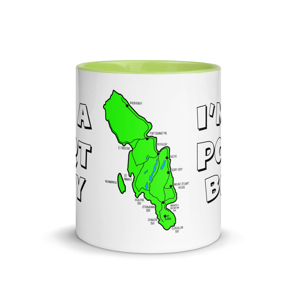 I'm a Port Boy mug with different colors Inside