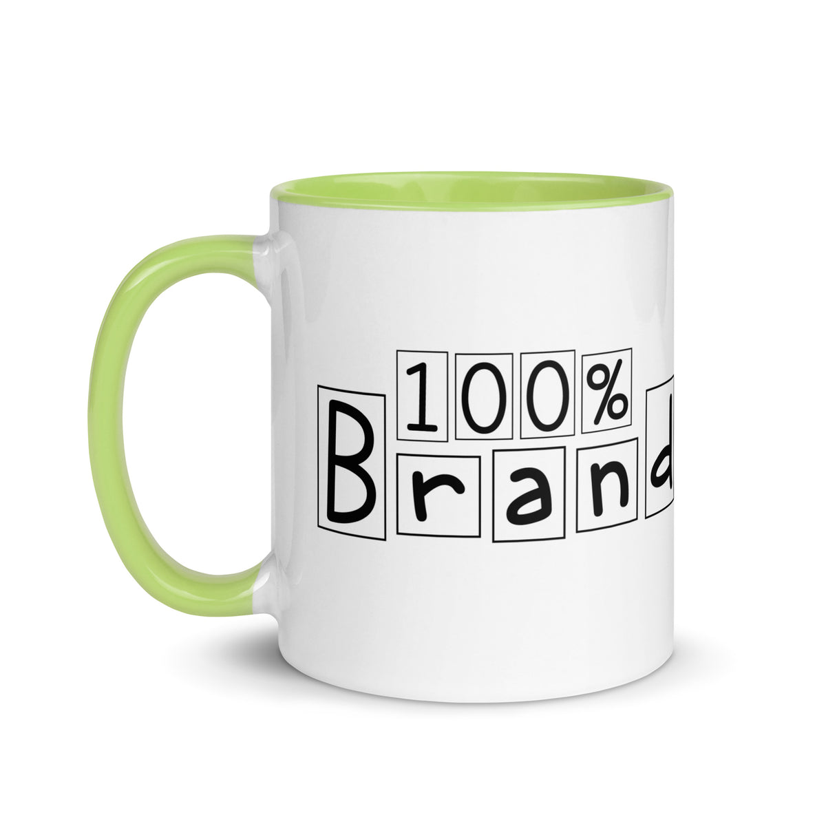 100% Brandane Mug with different colors Inside