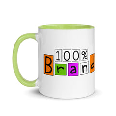 100% Brandane Mug with different colors Inside