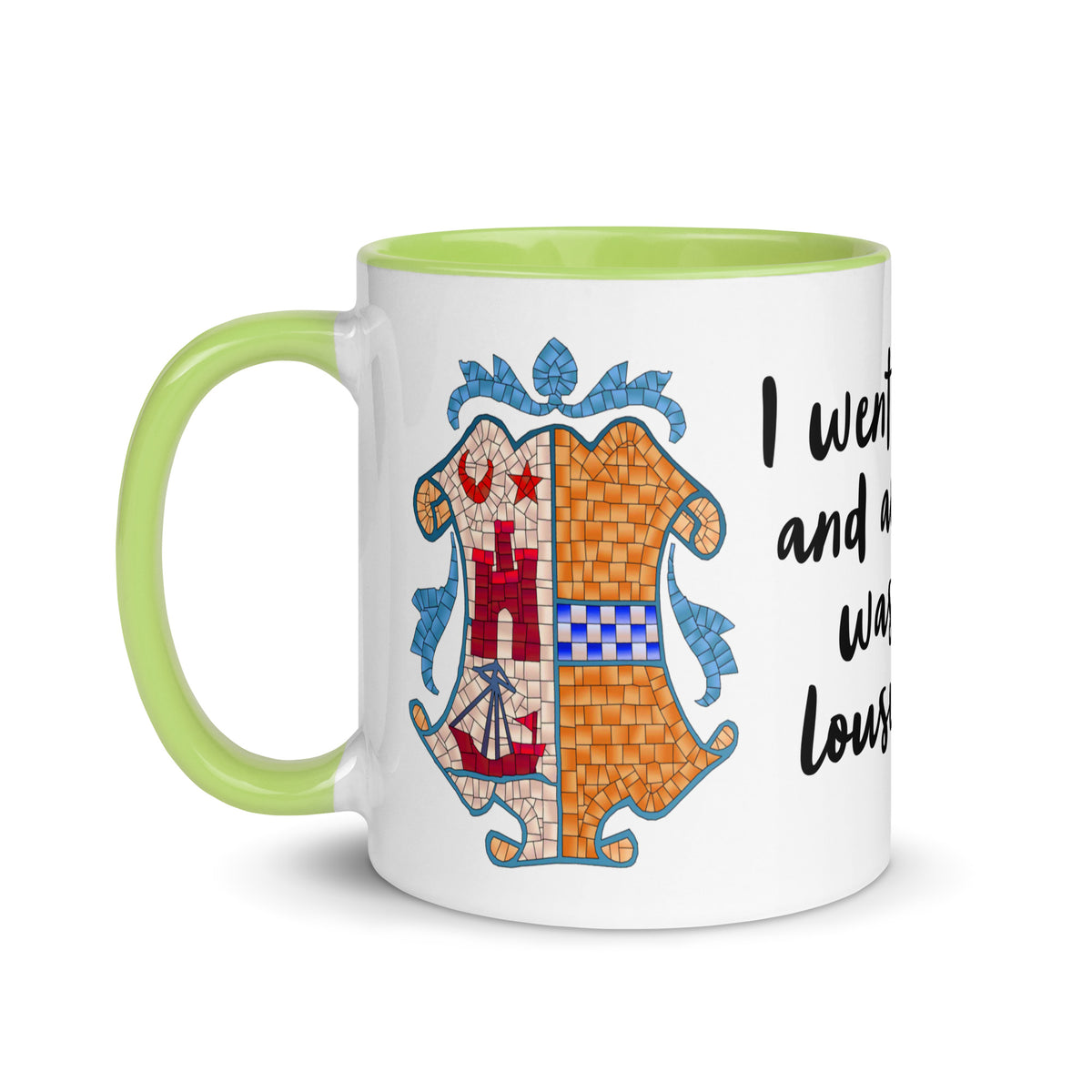 I went to Rothesay and all I got was a lousy mug with different colors Inside