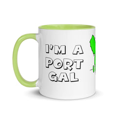 I'm a Port Gal mug with different colors Inside