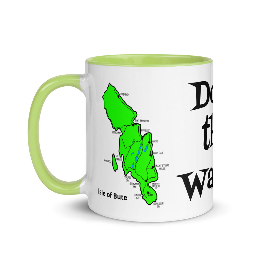Doon the Watter, Isle of Bute Mug with different color inside
