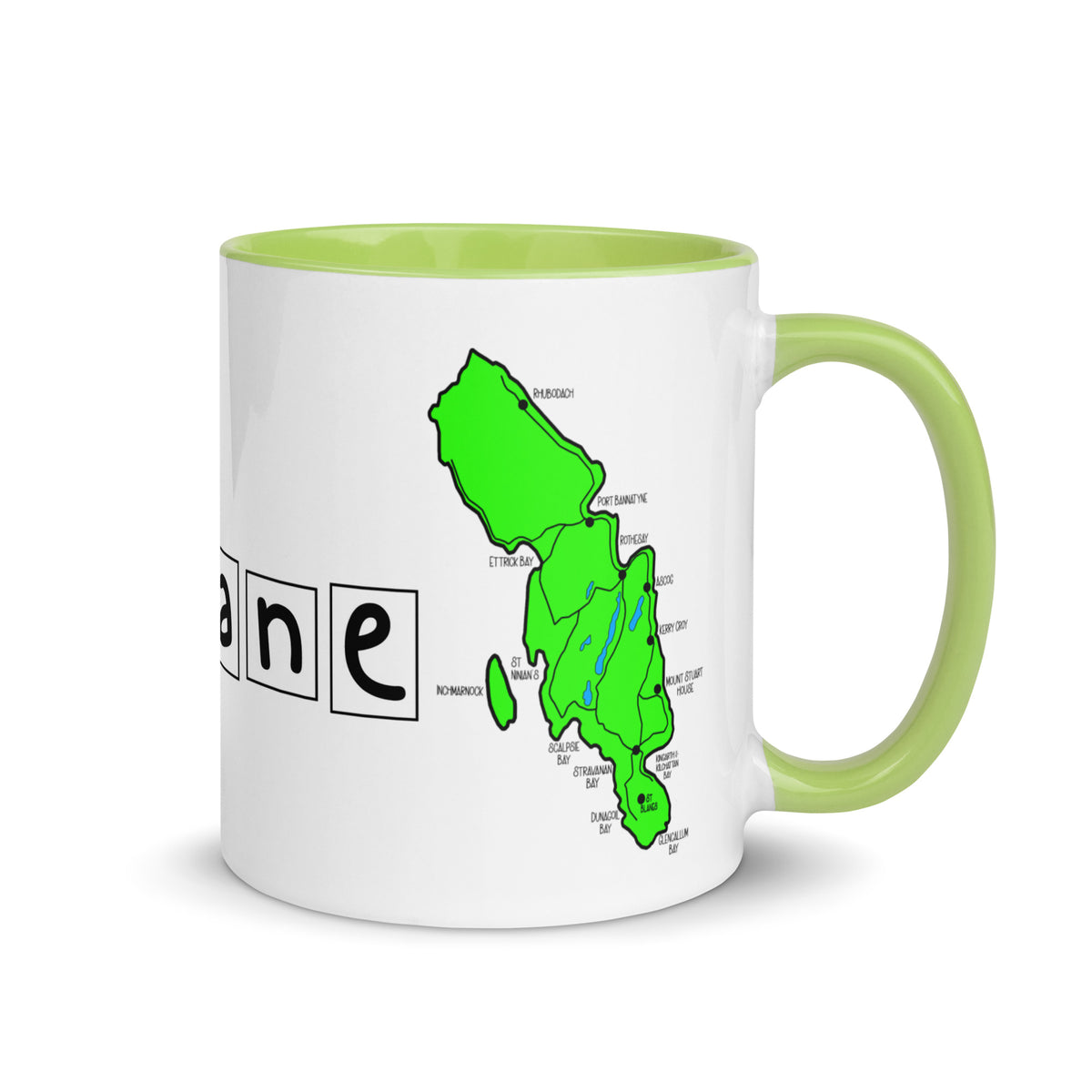 100% Brandane Mug with different colors Inside