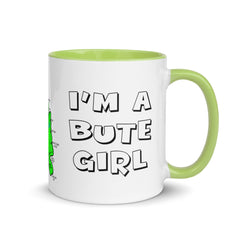 I'm a Bute Girl mug with different colors Inside
