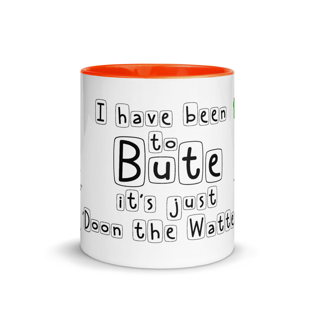 Doon the Watter Mug with Color Inside Free p&p Worldwide